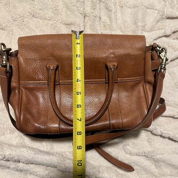 Mulberry Woman’s Bag Leather Brown Crossbody Pockets Zip - Picture 16 of 16